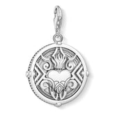 Thomas Sabo Damen Charm-Anhänger Herz mit Flammen - 1748-637-21